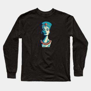 Nefertiti's Hilarious Highness Long Sleeve T-Shirt